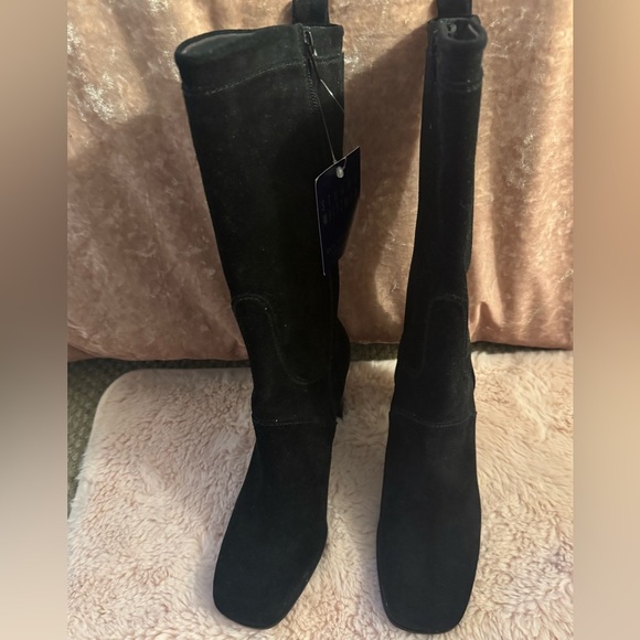 🍁Stuart Weitzman Black Suede Women's Boots - Picture 2 of 12